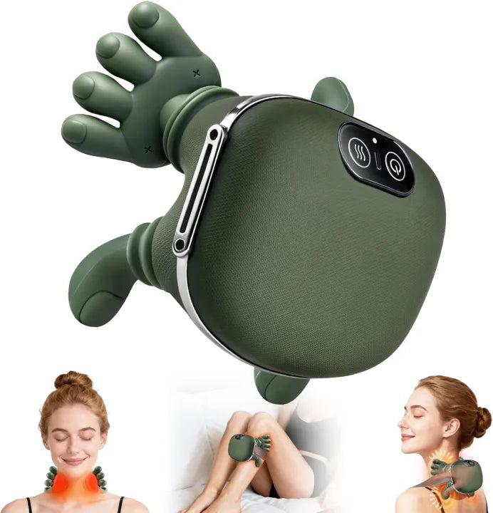 Electric Shoulder Neck Massager Bionic Hand Simulation Kneading Office Travel