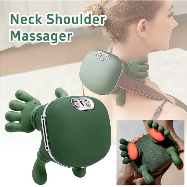 Electric Shoulder Neck Massager Bionic Hand Simulation Kneading Office Travel