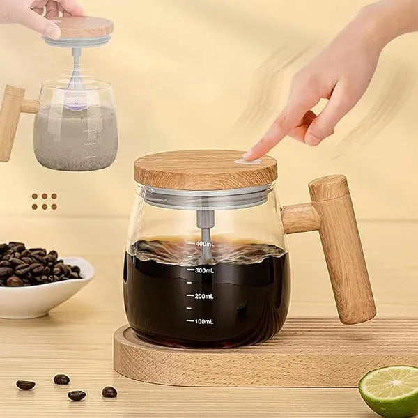 Rechargeable Automatic Coffee Mixer Mug