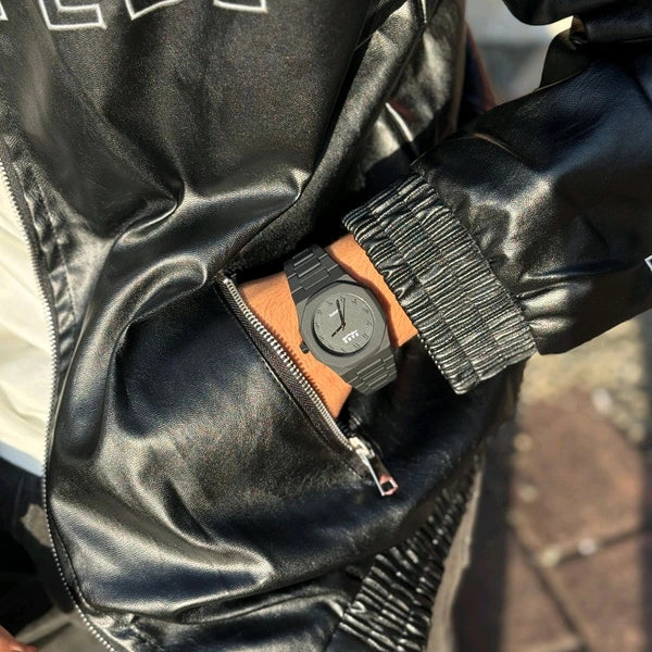 Arabic Black Aura Watch Luxury Premium Quality