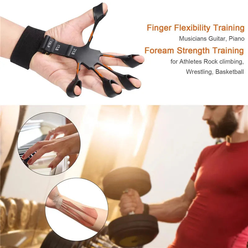 Finger Gripper: Guitar Hand Exerciser & Strength Trainer