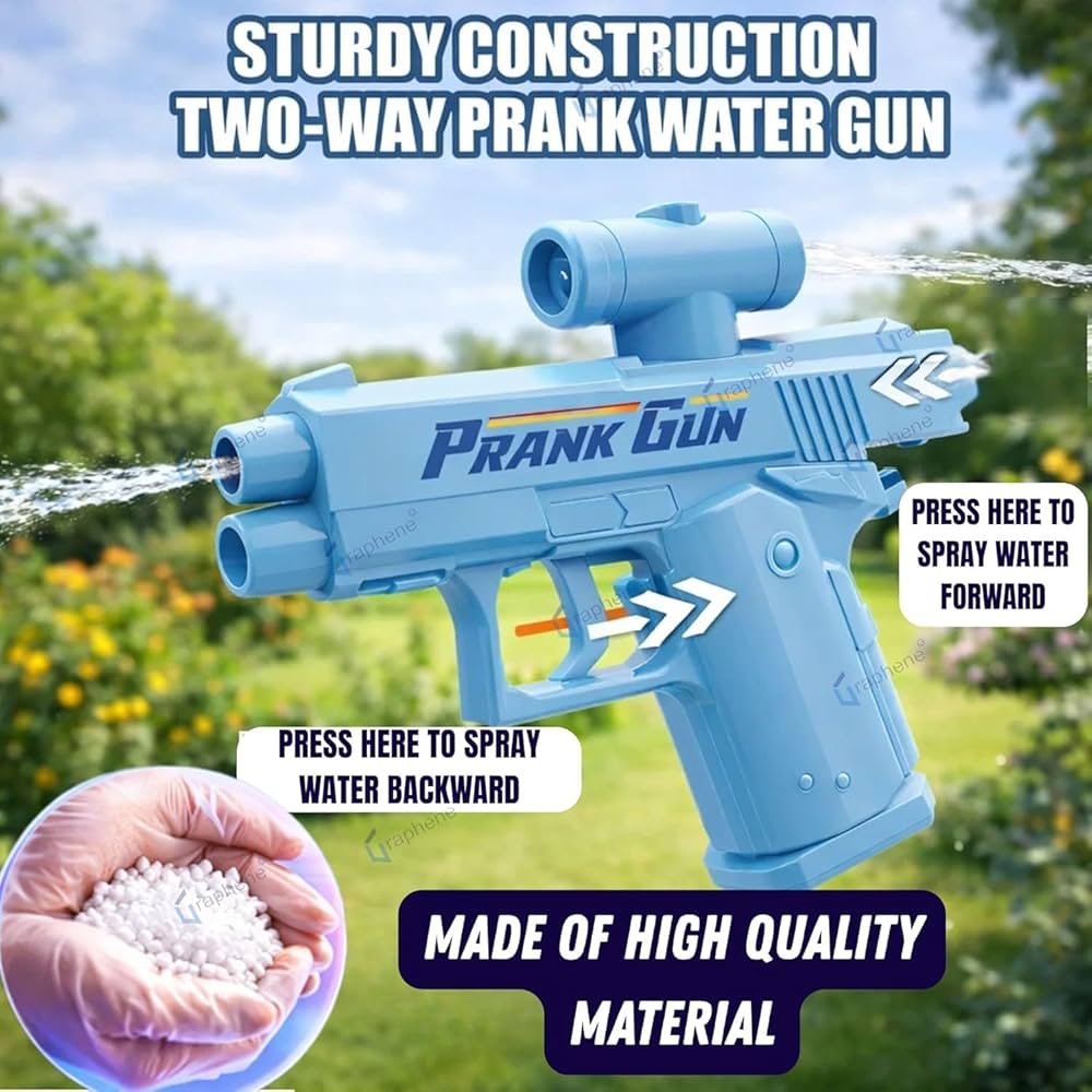 Prank Water Gun Toy – Two-Way Reverse Spray
