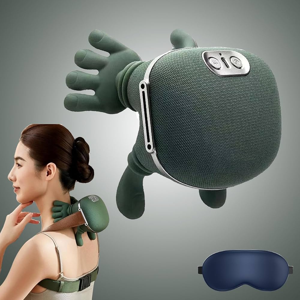 Electric Shoulder Neck Massager Bionic Hand Simulation Kneading Office Travel