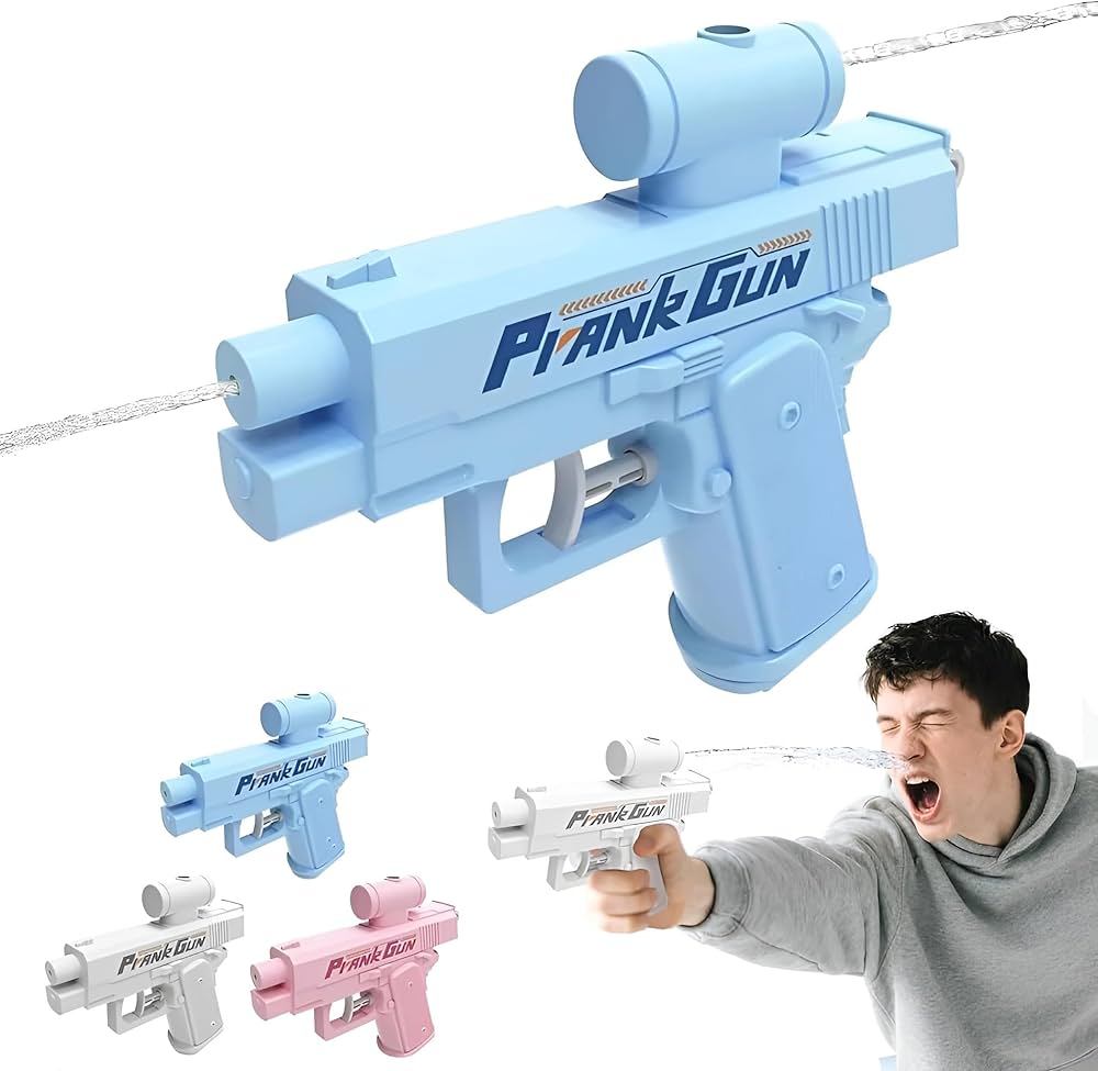 Prank Water Gun Toy – Two-Way Reverse Spray