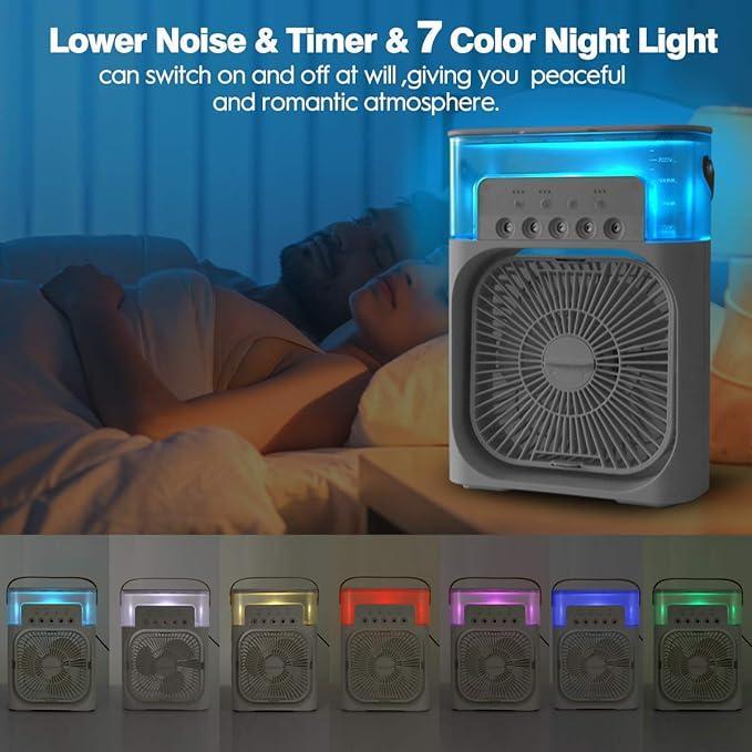 Mini Air conditioner _ 1 pc portable Fan with 3 fan speeds and 60⁰ Adjustment