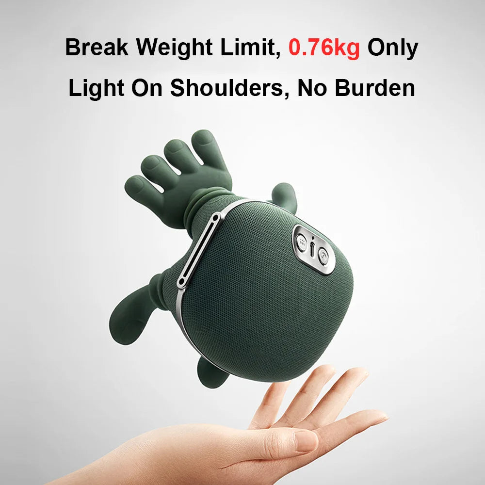 Electric Shoulder Neck Massager Bionic Hand Simulation Kneading Office Travel