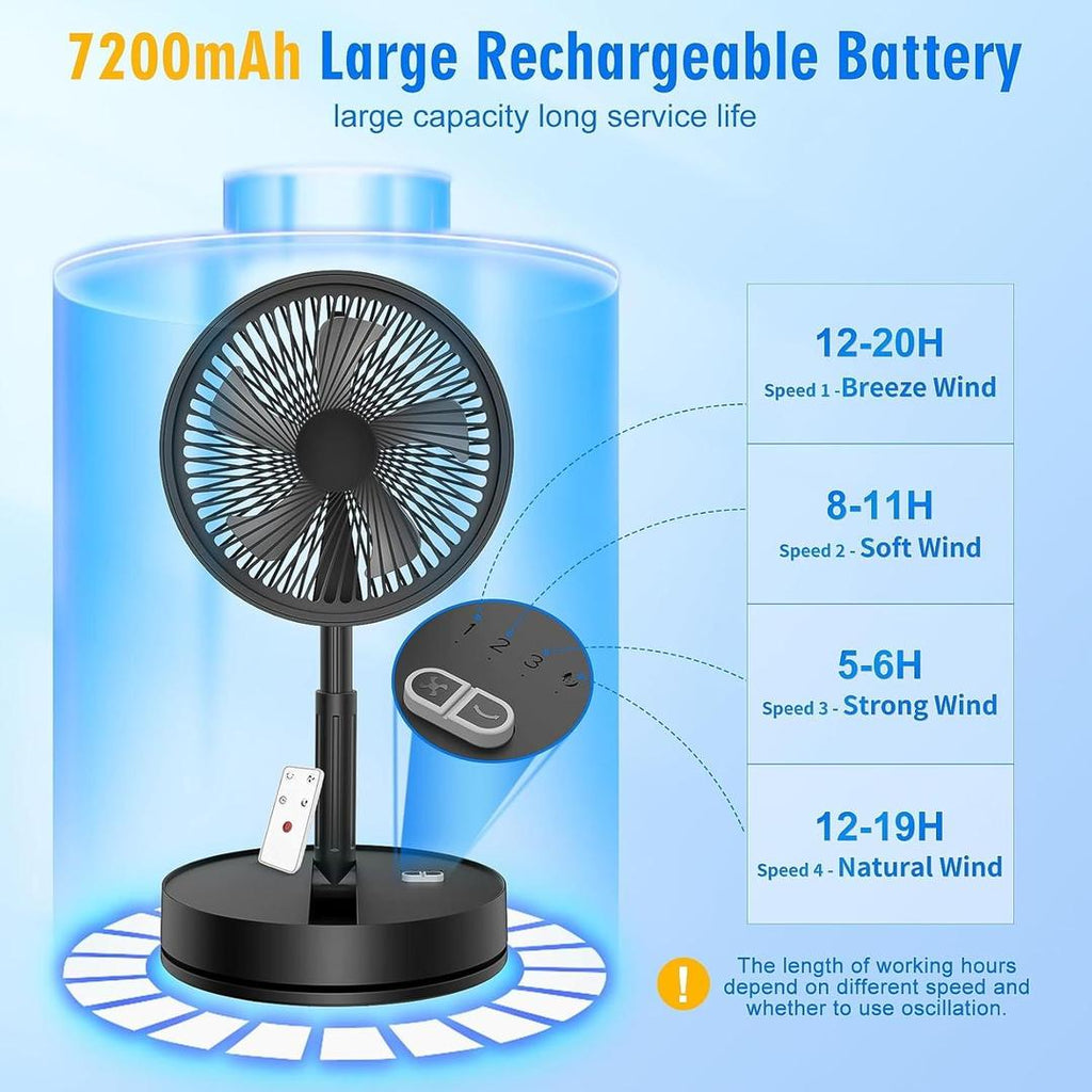 Portable Rechargeable Fan 10W