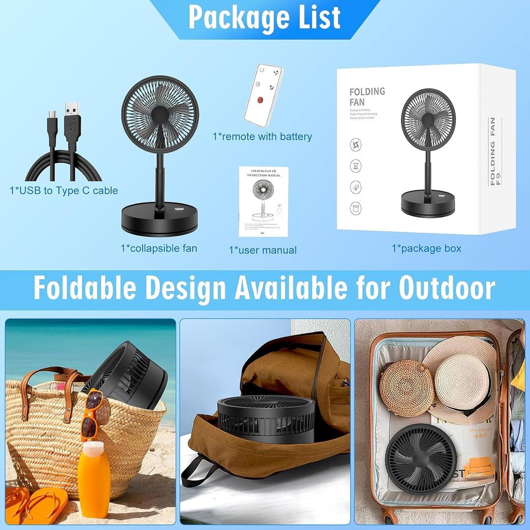 Portable Rechargeable Fan 10W